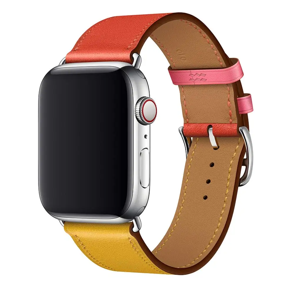 Joyozy кожаный браслет для наручных часов Iwatch apple watch 4/3/2/1 натуральная кожа ремешок для apple watch, ремешок 38 мм/42 мм/40 мм/44 мм