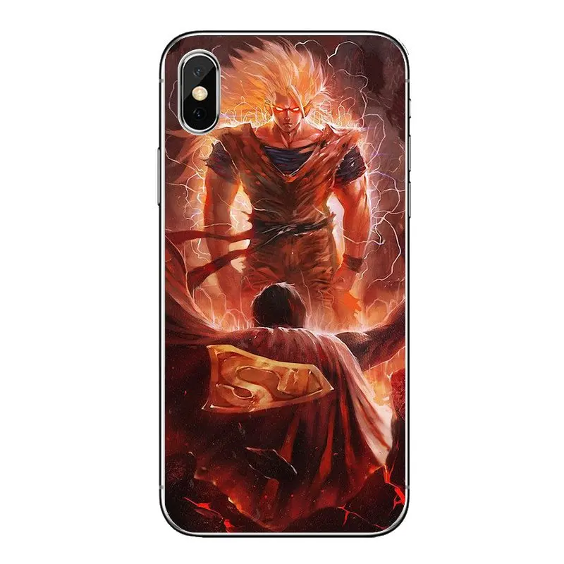 DRAGON BALL Z Супер Saiyan Бог Сон Гоку Силиконовые телефон Обложка сумка для Xiaomi mi A1 A2 5X6X8