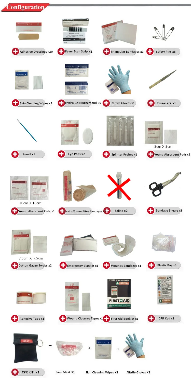 Аптечка первой помощи для безопасного выживания в дикой природе аптечка