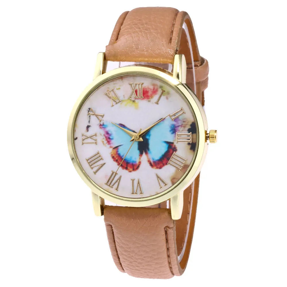 Часы наручные женские с принтом бабочки повседневные 2019 | Наручные часы