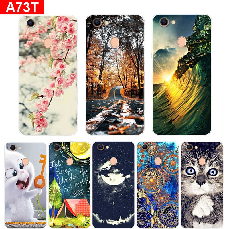 Чехол для Oppo A73t чехол бампер роскошная защитная задняя тонкая мягкая