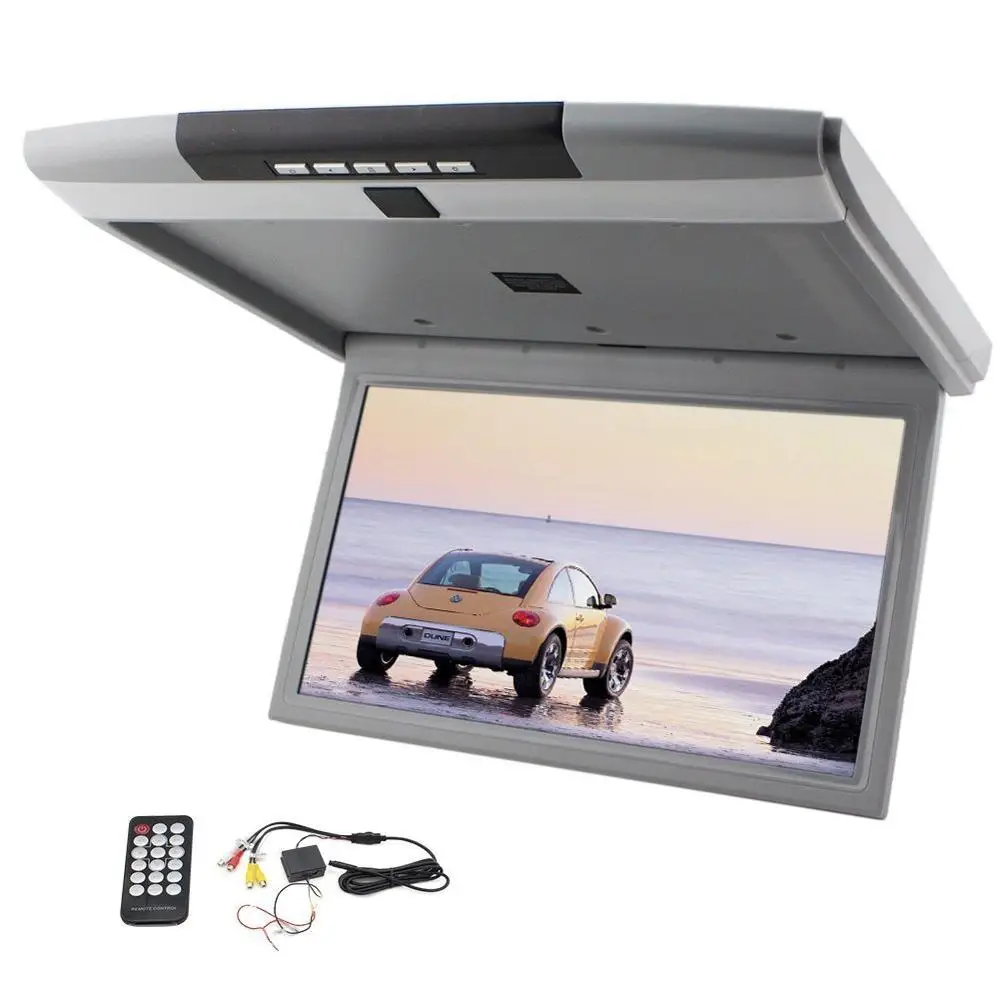 15 ''откидной монитор для автомобилей Крепление на крышу дисплей с HD Цифровой