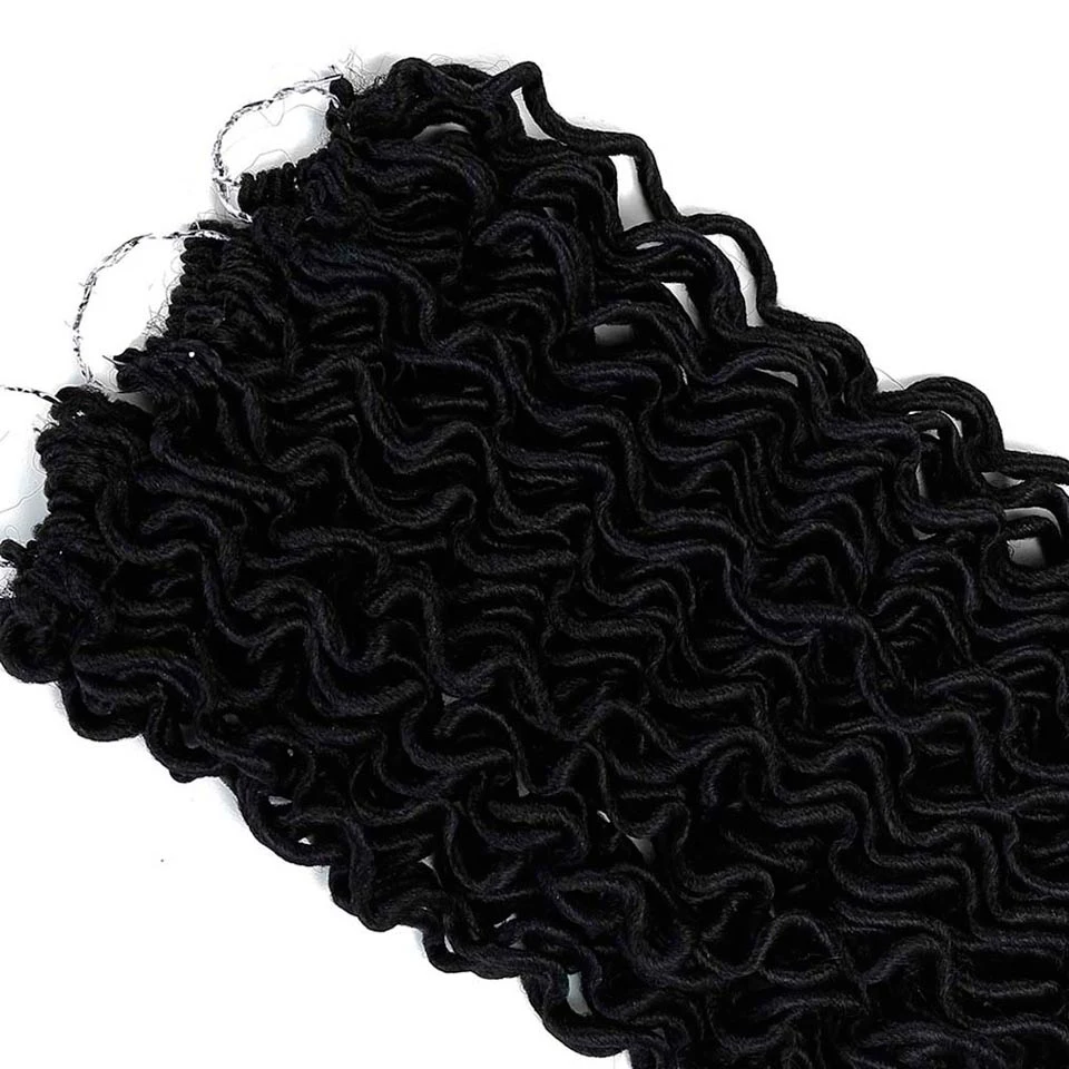 MUMUPI 20 ''Faux locs вьющиеся плетеные пряди синтетические волосы для наращивания