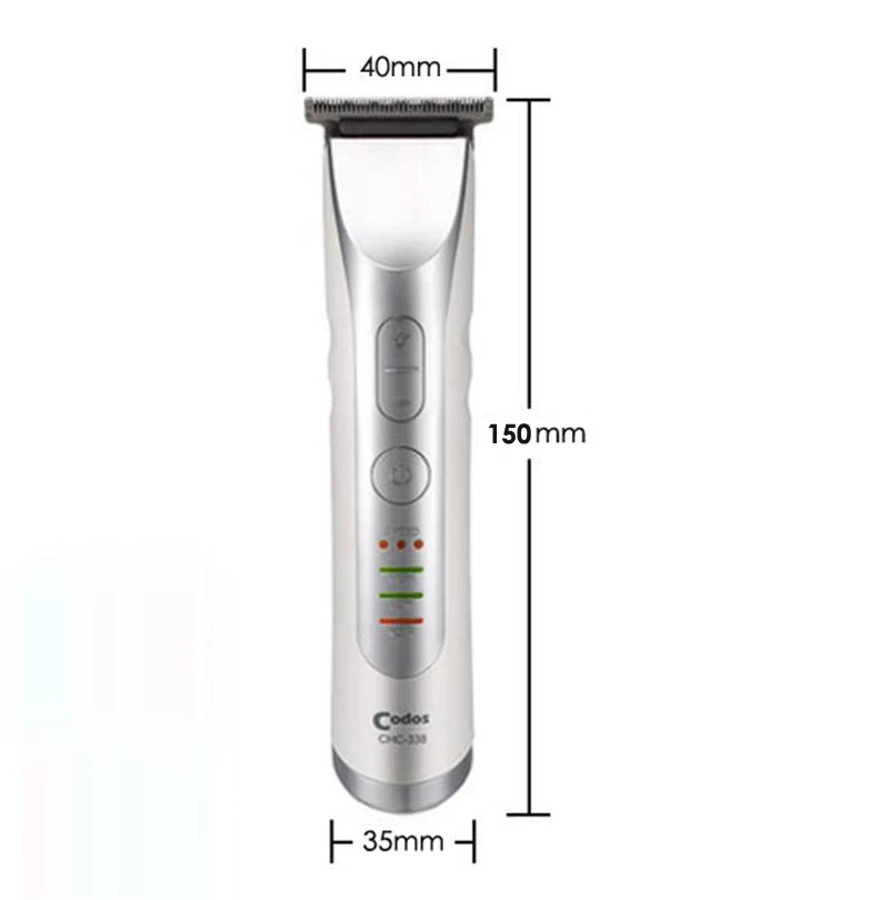 Профессиональная электрическая машинка для стрижки волос Codos 338 перезаряжаемый