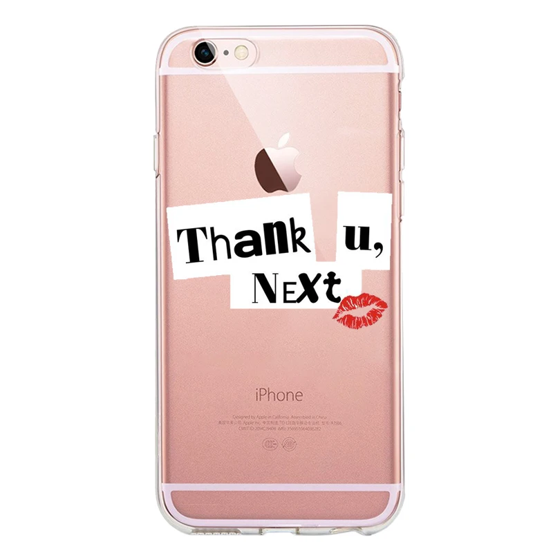 TPU Чехол с надписью «God Is A Woman Thank U Next Ariana Grande» для iPhone 6S 6 7 8 plus x XR 11Pro MAX Ciciber чехол для телефона Fundas Fashion Nova - Цвет: TPU