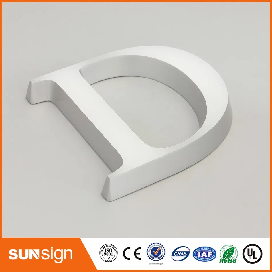 На заказ маленький размер led акриловые мини буквы двухсторонние светящиеся знаки