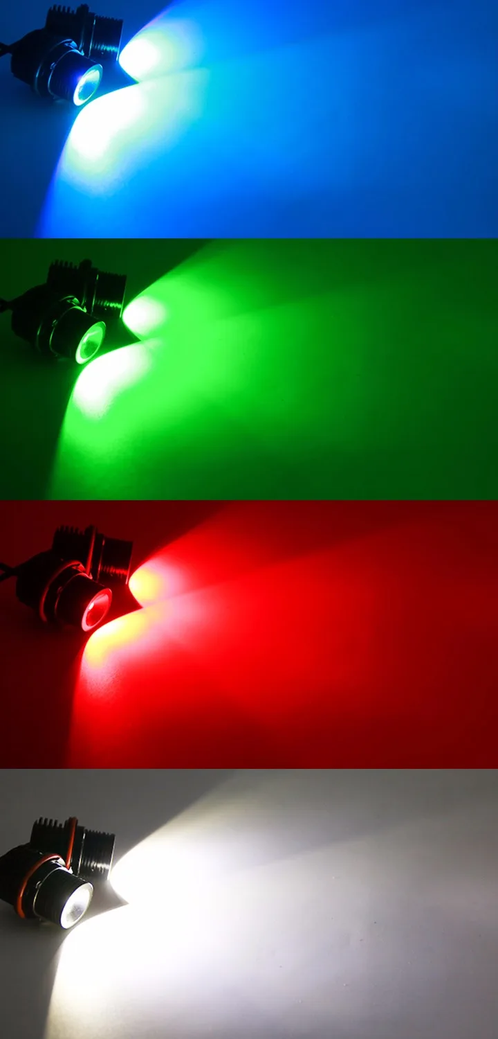 Миллион цветов, меняющихся по wifi RGB для BMW E60, светодиодные ангельские глазки led маркерные огни canbus для E39 E53 E61 E63 E64 E65 E66 E87.