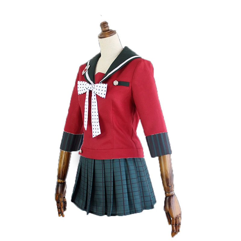 Аниме Danganronpa V3 убийства Harukawa Маки для девочек школьная маскарадная форма