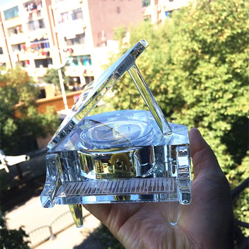 Бесплатная Доставка! Прозрачное Хрустальное стекло современное пианино на заказ