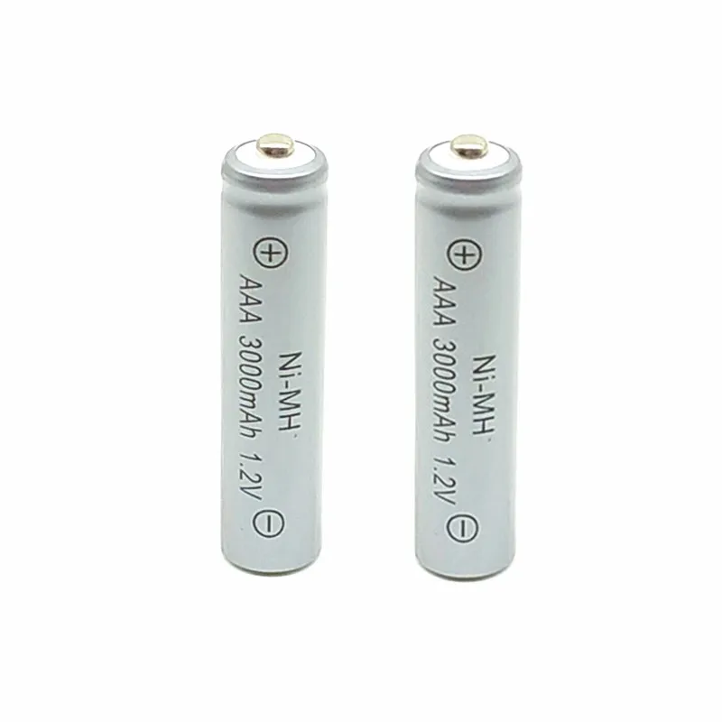 20/40 шт 3000mAh Ni MH AAA батарея 1 2 V нейтральная аккумуляторная Бесплатная