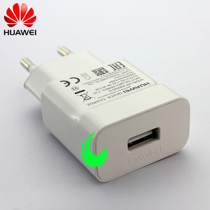 5 шт. huawei P20 lite зарядное устройство QC 2,0 Быстрый 9 В 2A адаптер быстрой зарядки USB кабель P10 P9 Plus Honor 9 8 mate 10 Pro Nova 23