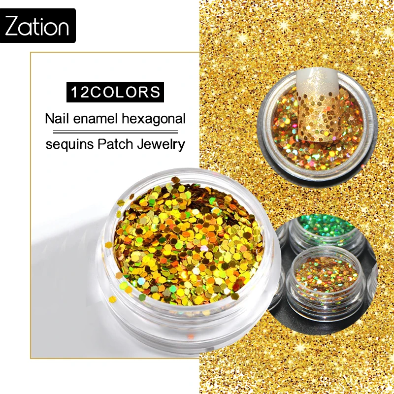 Стразы для ногтей алюминиевые нерегулярные хлопья блестящая фольга бумага