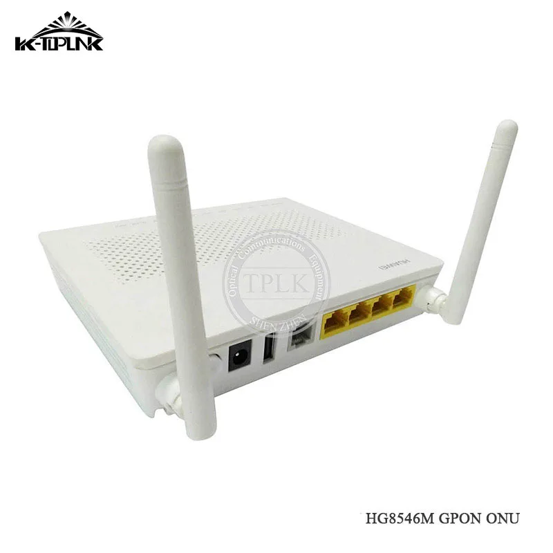 Б/у Hua wei HG8546M GPON ONU ONT 1GE+ 3FE+ VOICE+ wifi оптический сетевой терминал модем английское программное обеспечение телекоммуникационное сетевое оборудование