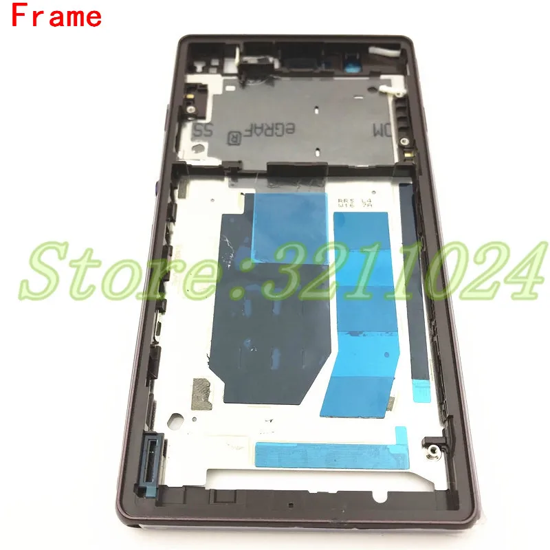 Новая сменная крышка аккумулятора для Sony Xperia Z L36h LT36 C6602 C6603 средняя рамка корпуса +