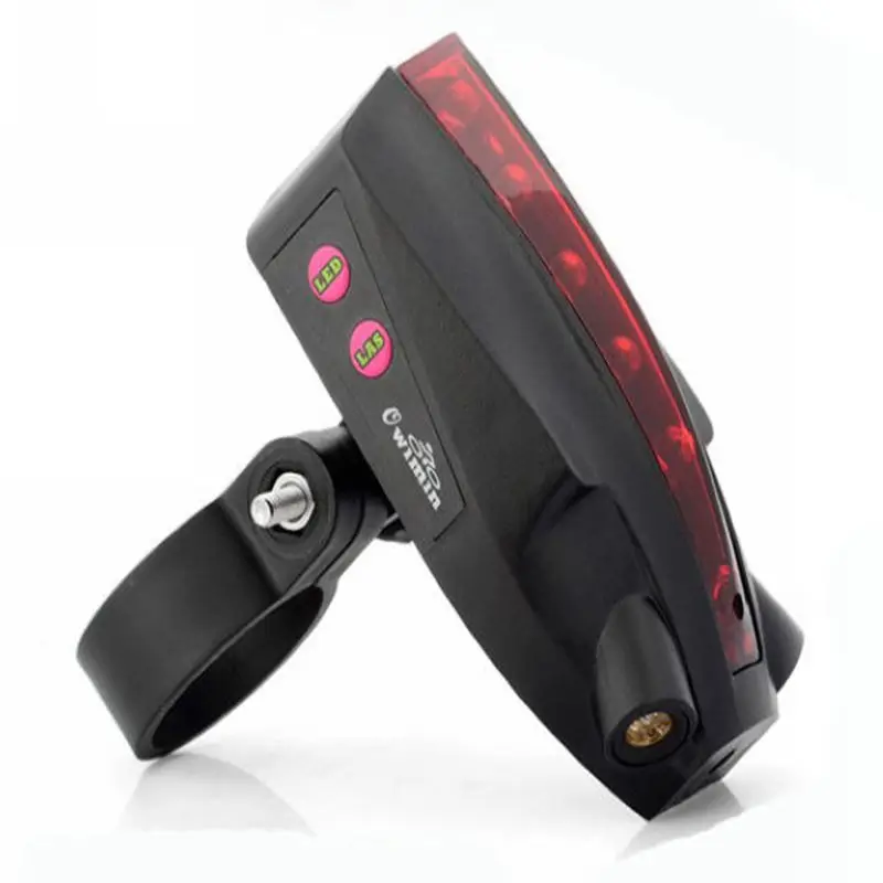 Новинка 2017 умный лазерный задний светильник для велосипеда 5 СВЕТОДИОДНЫЙ