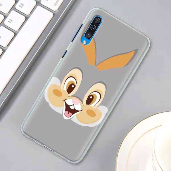 04 Бэмби Thumper чехол КРЫШКА ДЛЯ samsung Galaxy A30 A40 A50 A70 A6 A8 плюс A7 A9 M30 чехол для телефона Coque - Цвет: 04