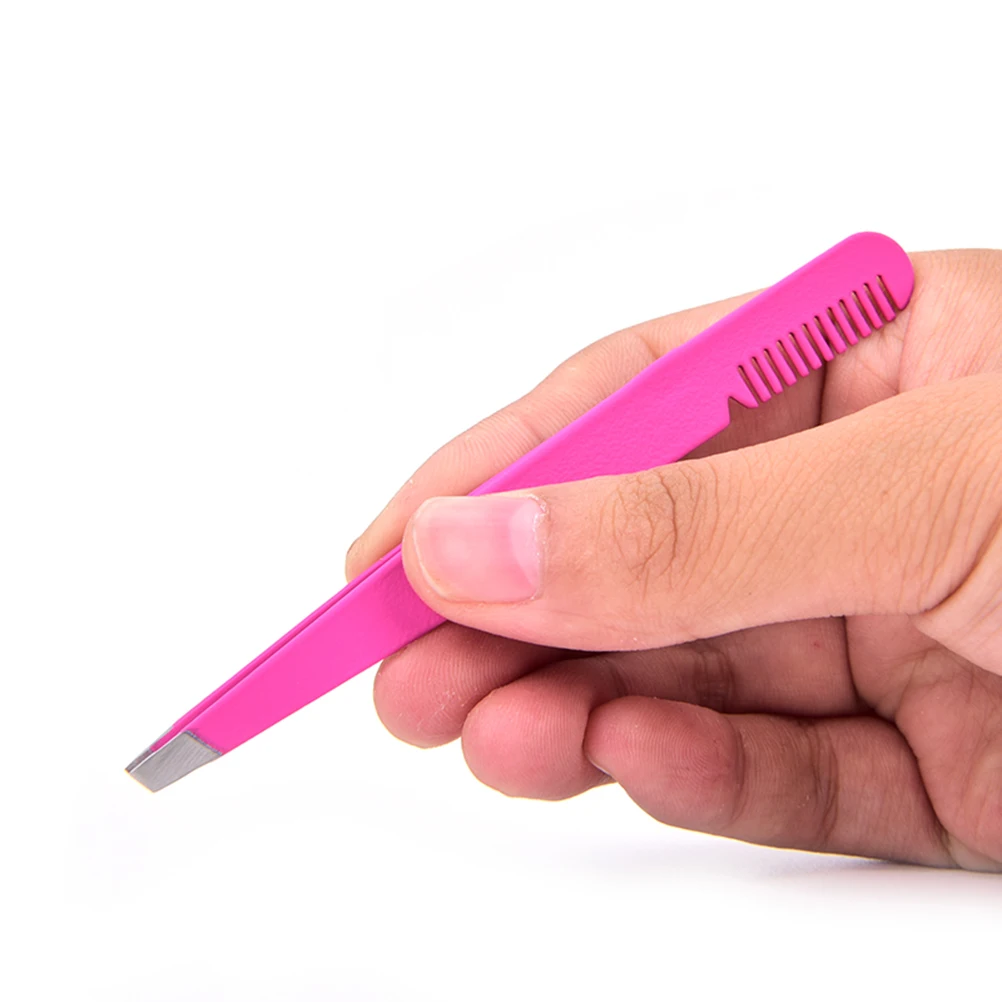 1 шт. пинцет для бровей из нержавеющей стали|eyebrow tweezers|stainless steel eyebrow tweezereyebrow clip |