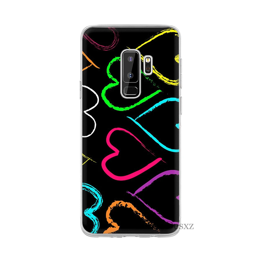 Чехол Desxz Love Heart для Samsung Galaxy S3 S4 S5 S6 S7 Edge S8 S9 S10 Plus S10e | Мобильные телефоны и