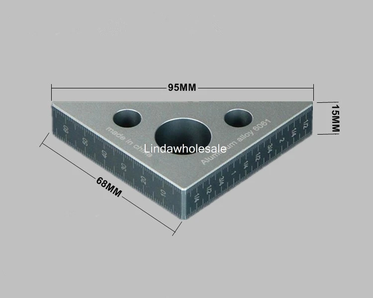 Woodworking tool Aluminium Alloy measuring ruler for wood carving | Инструменты