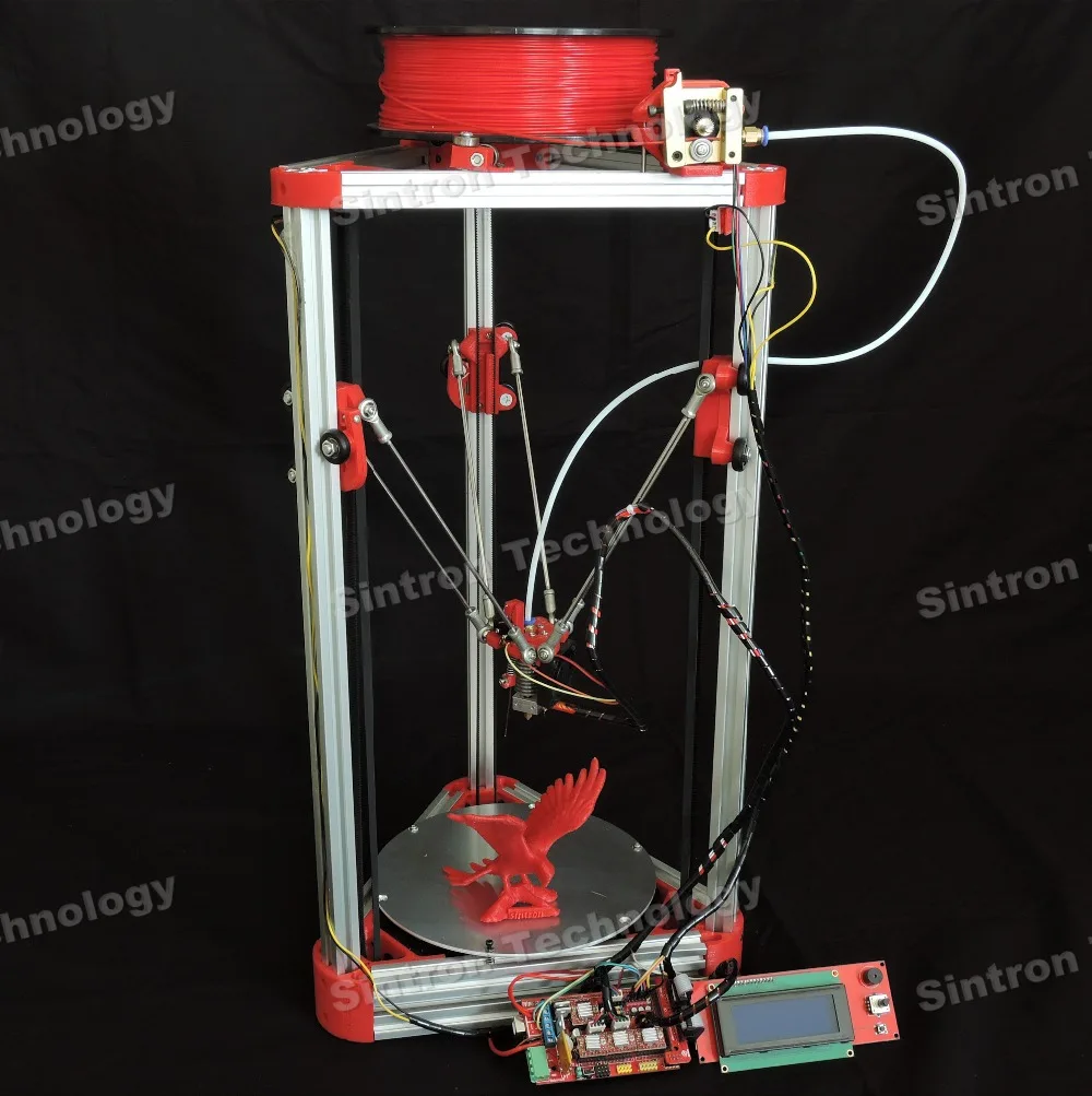 

[SINTRON] Kossel Mini Plastic PLA Printed Parts for RepRap Rostock Delta 3D Printer,Free Shipping