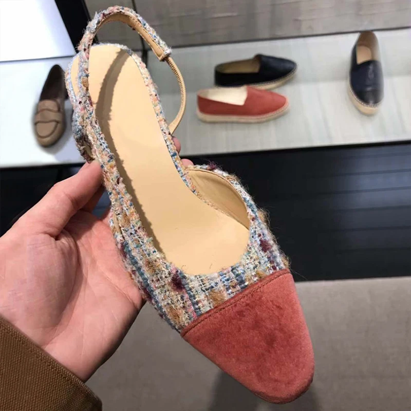 Kmeioo/женские модные сандалии босоножки с круглым носком на высоком каблуке