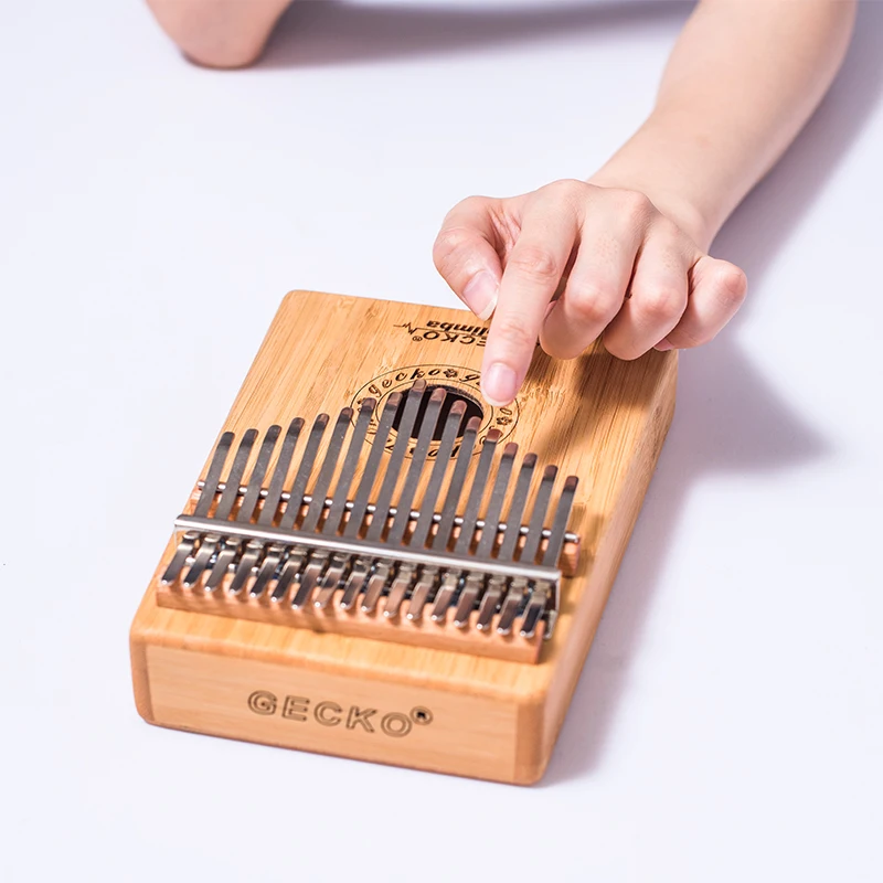 B tone GECKO Kalimba 17 клавиш бамбуковое пианино для большого пальца и защитная коробка EVA