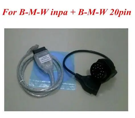 Автомобильный Stlying INPA K + DCAN Ediabas USB интерфейс 20pin до 16pin адаптер для автомобилей
