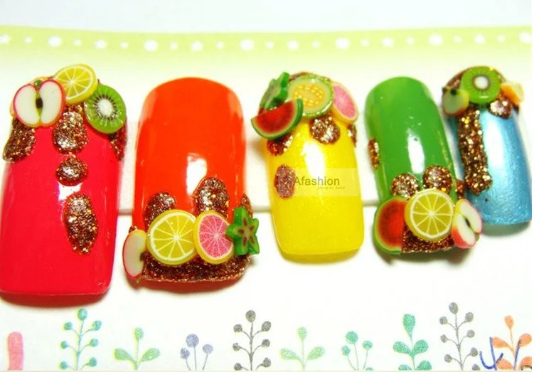 50 шт. наклейки для ногтей из полимерной глины|3d nail art stickers|nail stickersart stickers |