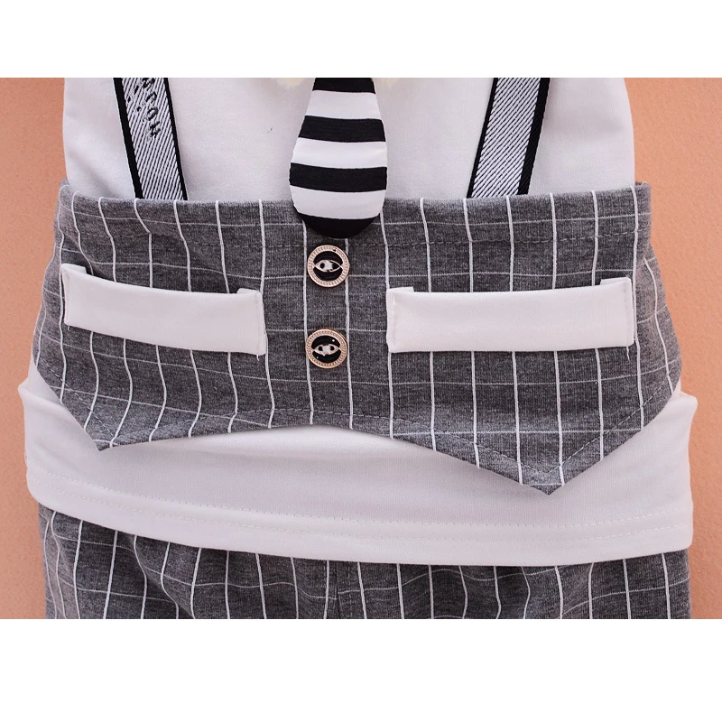Boys Suit Clothing Set 2017 New Autumn Long Sleeve Fashion Cartoon Jacket Clothes Baby Kids Suits Lattice Pant Children 2Pcs |