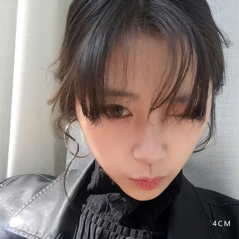 Серьги из стерлингового серебра 925 пробы большие серьги для женщин свадебные