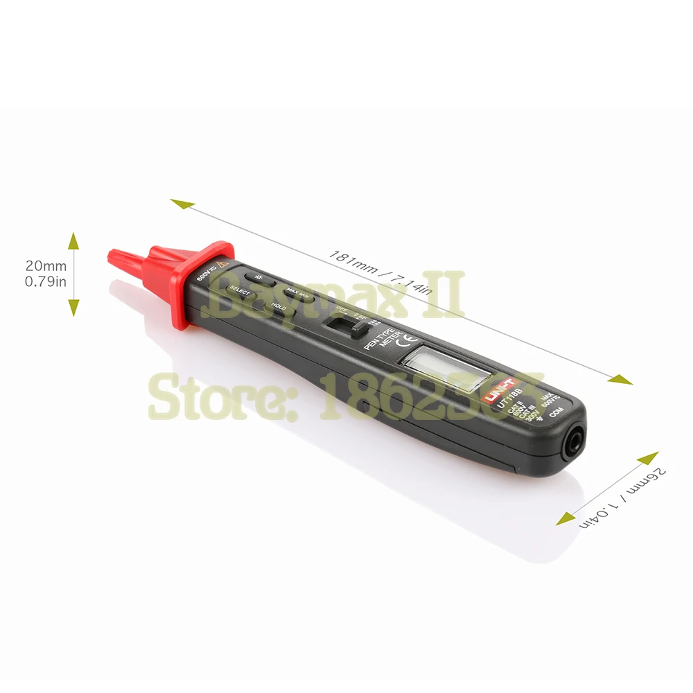 UNI T UT118B 3000 отсчетов AC/DC Ef функциональный цифровой мультиметр перьевого типа с