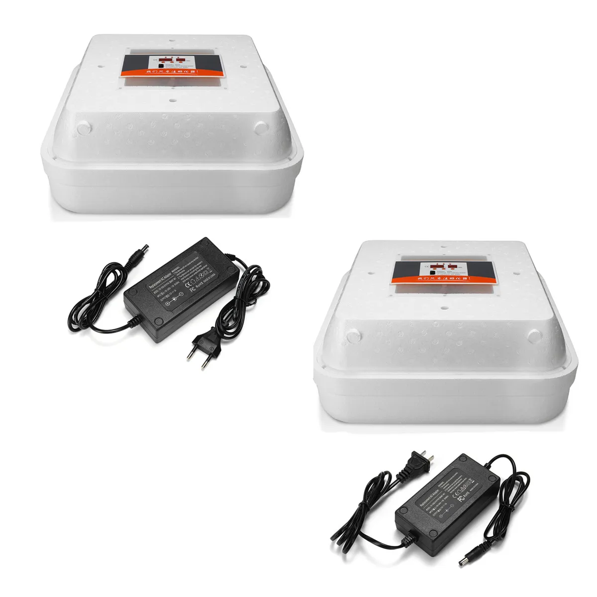 

Automatic Egg Hatcher Machine 55 Eggs Incubator Fully LED Turner Chicken Duck Digital Display Smart Sensitive US/EU Plug