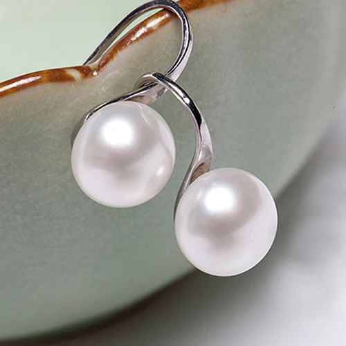 Hot Women Imitation Pearls Ball Hook Earrings Eardrops Bridal Wedding Party Jewelry 6Y9G 7FIB BEIX | Украшения и аксессуары