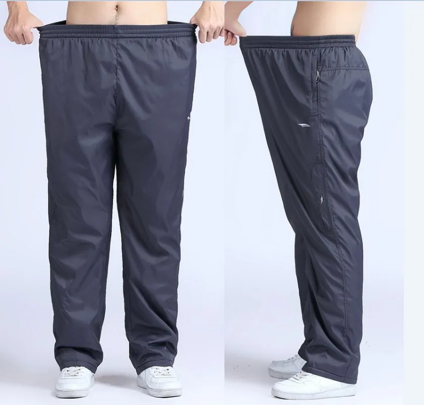 Быстросохнущие Мужские штаны для активного отдыха размеры 5XL 6XL свободные