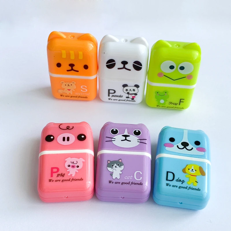 1X Kawaii с рисунком собачки и котика Копилка панда лягушка роликовая стирательная