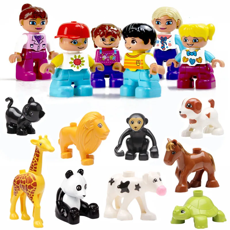 Kitoz ферма зоопарк океан животные миниатюрные мегаразмерные строительные блоки