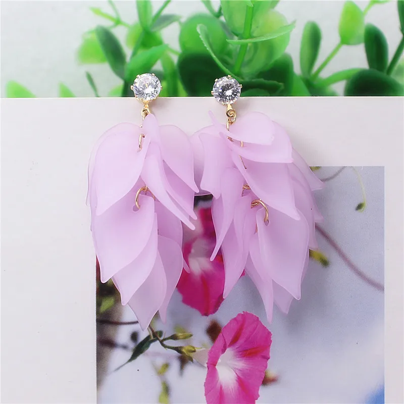 2017 Летний стиль модный бренд свежие цветы темперамент преувеличены Длинные