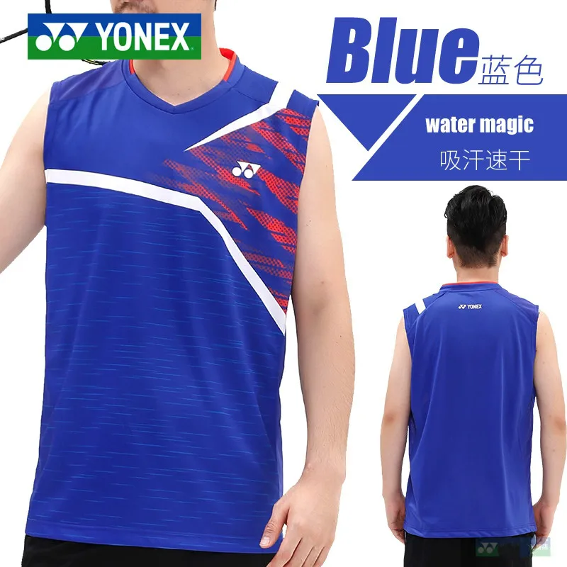 Новинка Yonex Yy одежда для бадминтона жилет без рукавов Футболка спортивная одежда для фитнеса Бег Спортивная одежда Джерси - Цвет: Лаванда