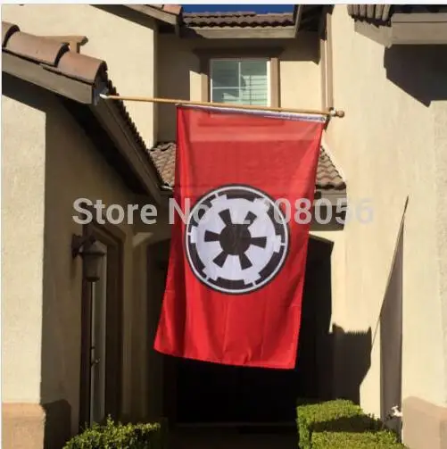 Galactic Empire Star Wars Red Flag two size can choose |