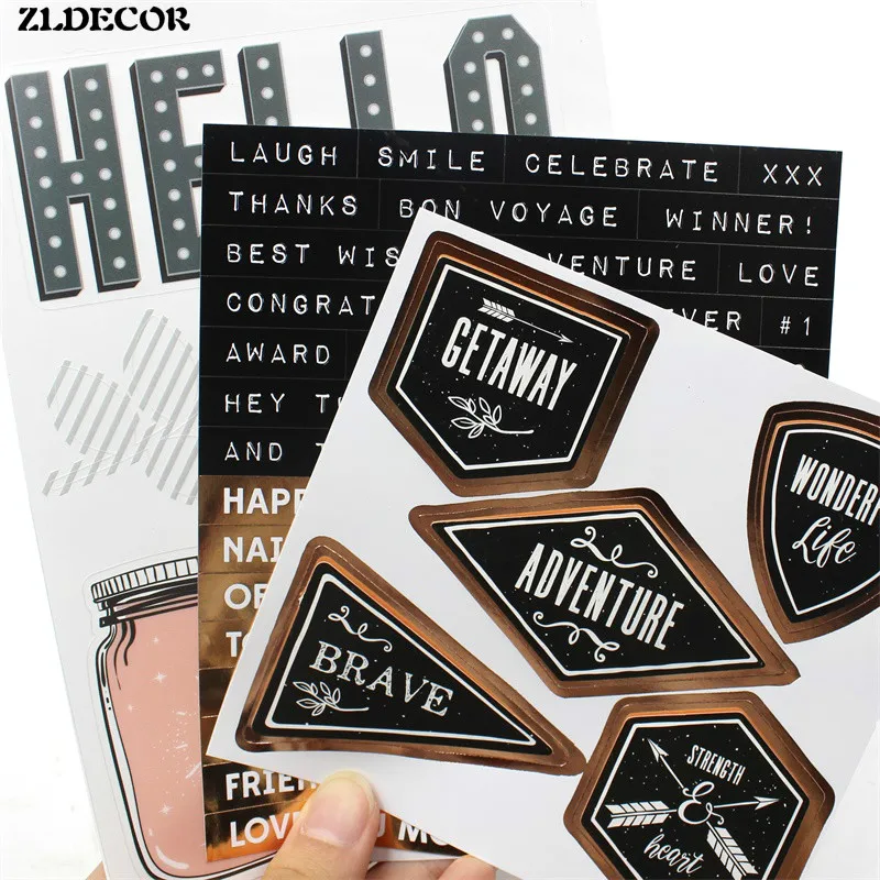 Самоклеящиеся бумажные наклейки для скрапбукинга/рукоделия/украшения карт ksccraft