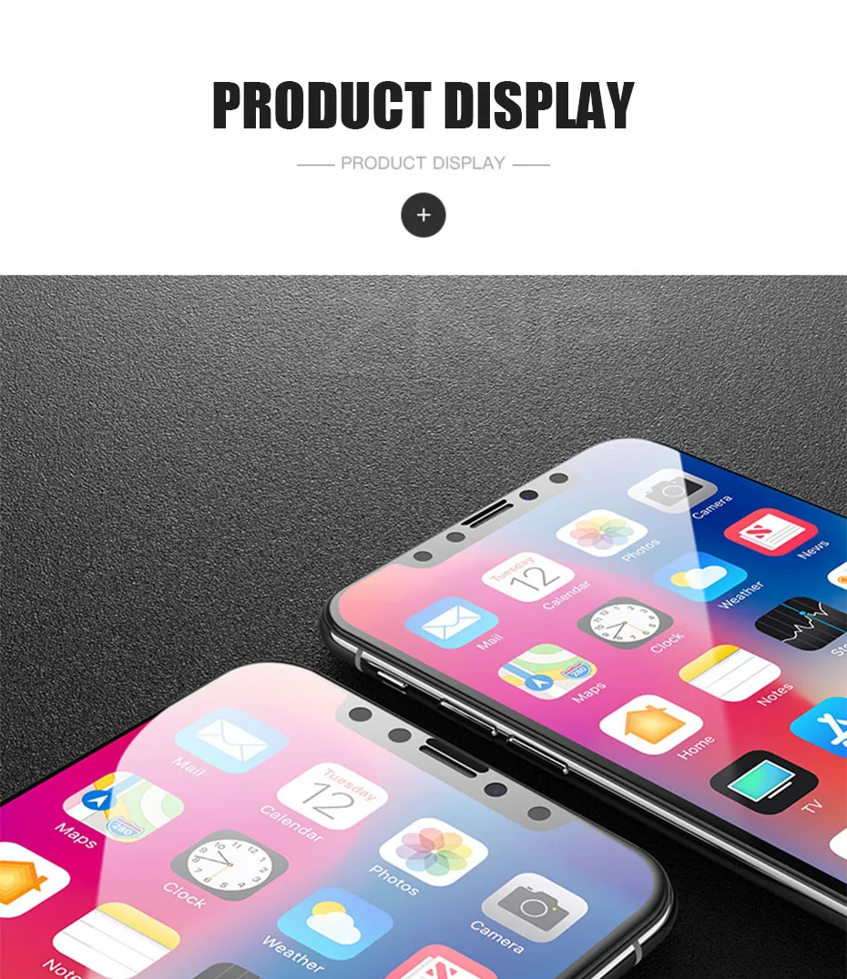 ZNP 5D полная защита экрана с закругленными краями для iPhone X 10 полное покрытие закаленное стекло на iPhone X 10 Защитная стеклянная пленка