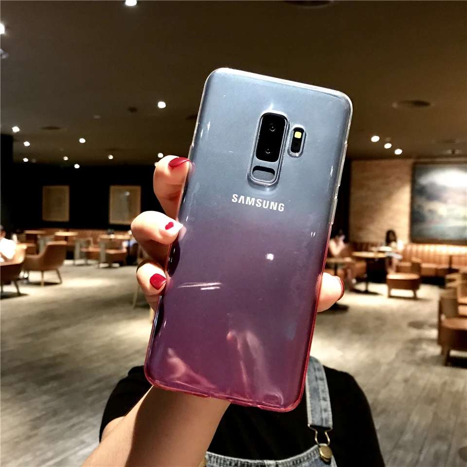 Силиконовый чехол Twilight Rainbow 2 в 1 для Samsung Galaxy S9 S8 Plus Note 9 8 A5 A7 2017 A6 J4 J6 J2 Pro 2018 мягкий из