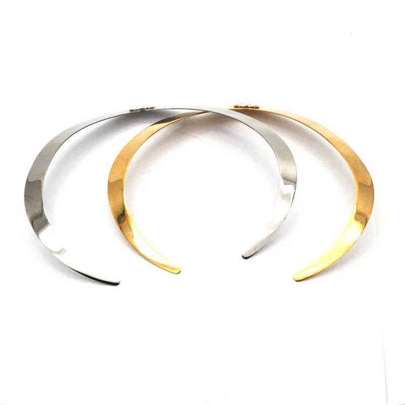 Оптовая продажа V ожерелье чокер золотой и серебряный цвет Клевер шаблон