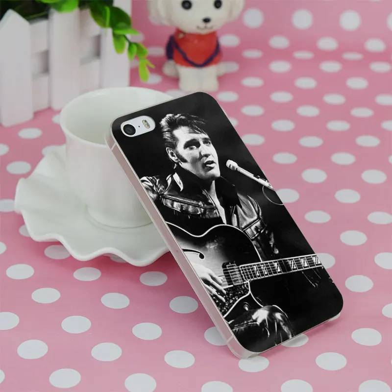 B3005 Популярный Музыкант Элвис Пресли Прозрачный Жесткий Тонкий Case Cover Для Apple iPhone 4