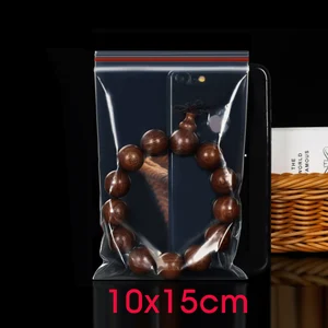 Пластиковые пакеты с застежкой-молнией, 10x15 см, Малый мешок с застежкой