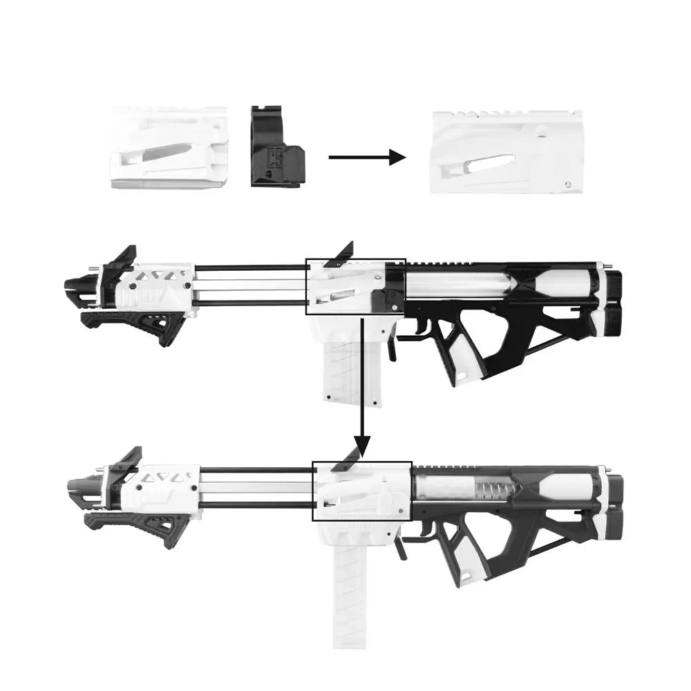 Рабочий мод F10555 Caliburn Blaster 3D печать наборы сделай сам цвет черный белый|Игрушечное