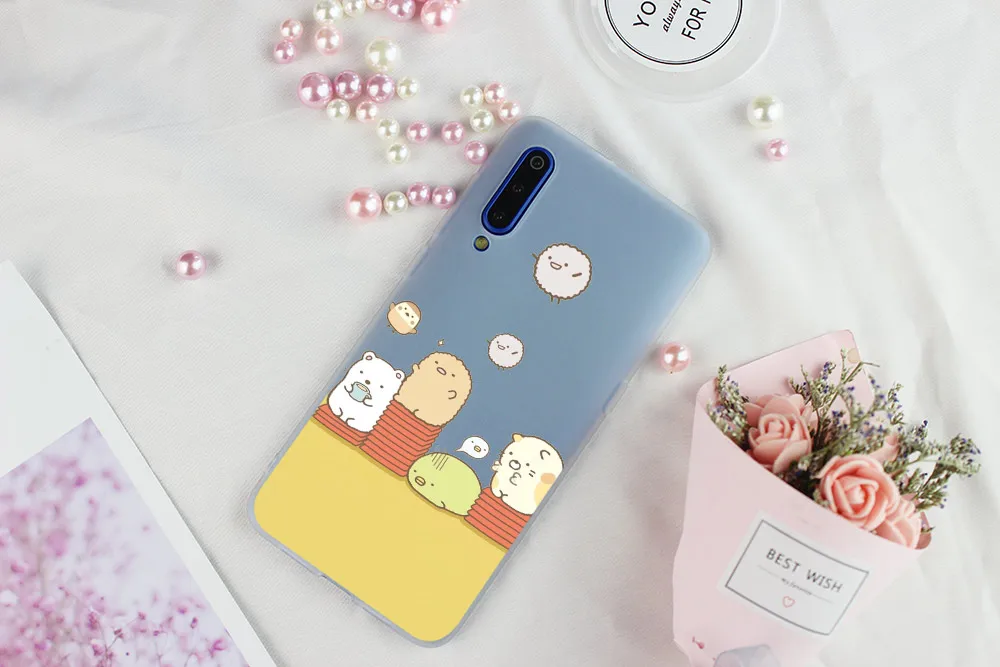Чехол для телефона MLLSE sumikko gurashi Rilakkuma Xiaomi MI 11 10 9 8 A2 A1 A3 Lite Se CC9 9t Pro 6 6X 5X Mi11 Ultra|Бамперы|