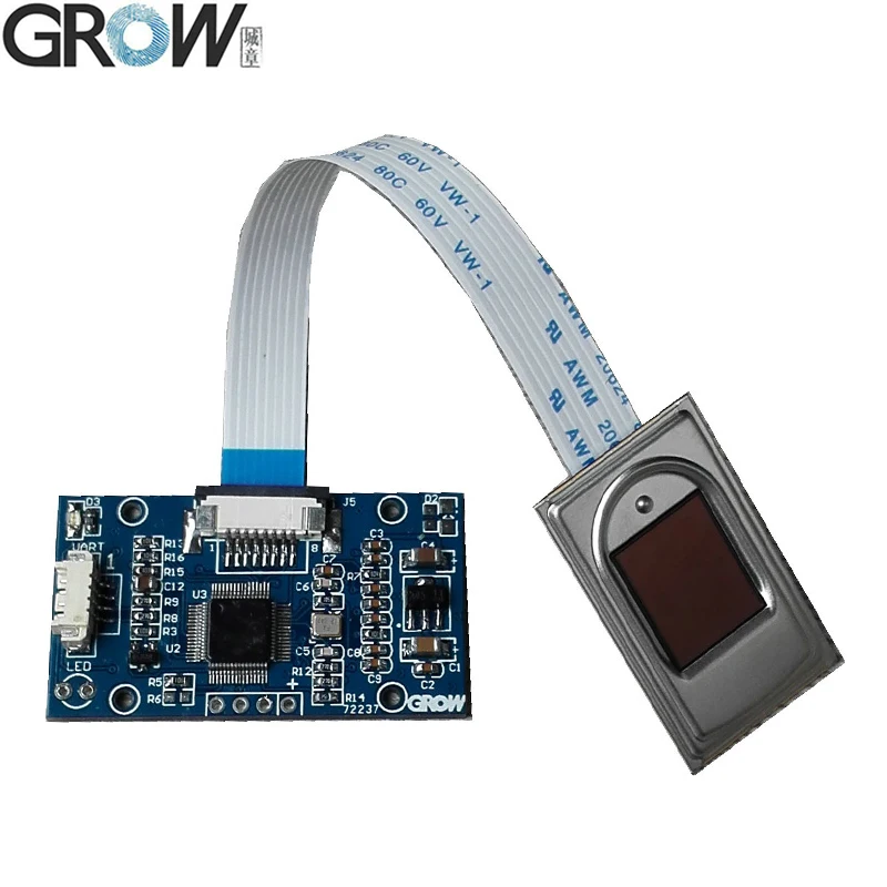 GROW R306 биометрический емкостный FPC1011F3 модуль контроля доступа отпечатков пальцев сканер с системой Windows и Android