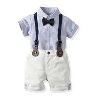 boy clothes suit summer wedding baby clothes sets gentleman birthday party shirtpants 2pcs clothes for kid boys clothing