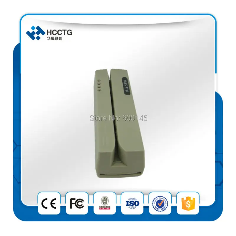 2016 портативный мини RS232 Hi/Lo-co 3 трека Ручной Смарт MSR206 usb Считыватель магнитных